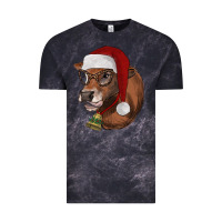Cloud Black christmas glasses heifer Vintage Tee - RanaPortraitStore