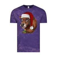 Cloud Purple christmas glasses heifer Vintage Tee - RanaPortraitStore