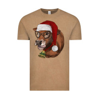 Vintage Coffee christmas glasses heifer Vintage Tee - RanaPortraitStore