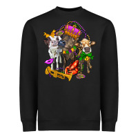 Black little cows and mardi gras party olivia Heavyweight Sweatshirt - OliviaCreatesArt