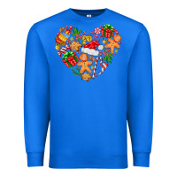 True Royal love Christmas  heart Premium Sweatshirt - CowhideDigitalArt