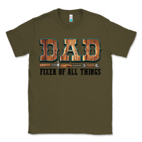 Army Green Dad Fixer Of All Things Classic Tee - LillyAllenDesigns