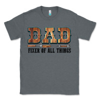 Charcoal Heather Dad Fixer Of All Things Classic Tee - LillyAllenDesigns
