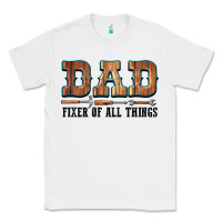 White Dad Fixer Of All Things Classic Tee - LillyAllenDesigns