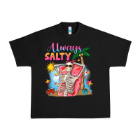 Black Always salty Urban Heavy Tee - NancyCooperArtShop