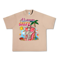 Burro Always salty Urban Heavy Tee - NancyCooperArtShop