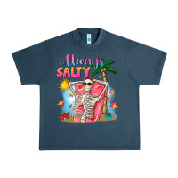 Midnight Navy Always salty Urban Heavy Tee - NancyCooperArtShop