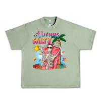 Oil Green Always salty Urban Heavy Tee - NancyCooperArtShop