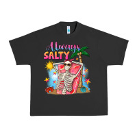 Pigment Black Always salty Urban Heavy Tee - NancyCooperArtShop