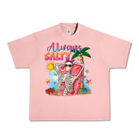 Salmon Always salty Urban Heavy Tee - NancyCooperArtShop