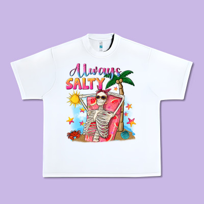 Always Salty Urban Heavy Tee Designed By Nancycooperartshop