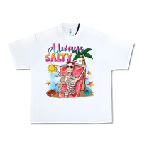 White Always salty Urban Heavy Tee - NancyCooperArtShop