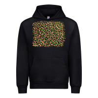Black leopard with green glitter Urban Hoodie - Artiststas