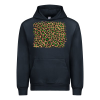 Navy leopard with green glitter Urban Hoodie - Artiststas
