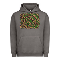 Pigment Tornado leopard with green glitter Urban Hoodie - Artiststas