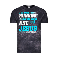 Cloud Black Christian Runner Half Marathon Running Race Jesus Gift Vintage Tee - trangStudio
