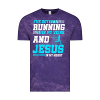 Cloud Purple Christian Runner Half Marathon Running Race Jesus Gift Vintage Tee - trangStudio
