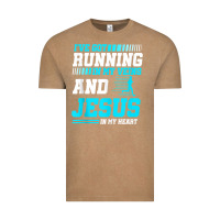 Vintage Coffee Christian Runner Half Marathon Running Race Jesus Gift Vintage Tee - trangStudio
