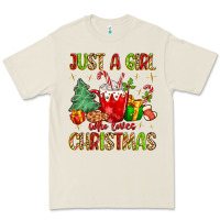 Bone just a girl who loves christmas Premium Tee - MaliasSmallBusiness