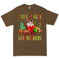 Cacao just a girl who loves christmas Premium Tee - MaliasSmallBusiness