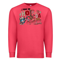 Cardinal I Run Hot Cocoa And Christmas Cheer Premium Sweatshirt - CowhideDigitalArt