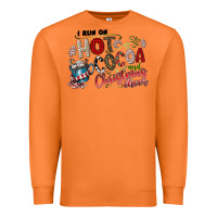 Carrot I Run Hot Cocoa And Christmas Cheer Premium Sweatshirt - CowhideDigitalArt