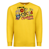 Lemon I Run Hot Cocoa And Christmas Cheer Premium Sweatshirt - CowhideDigitalArt