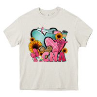 Cream cna nurse Heavy Core Tee - JahusDesignShop