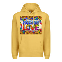 Antique Gold Western Choose Love Tumbler Premium Hoodie - BundleAndBundleShop