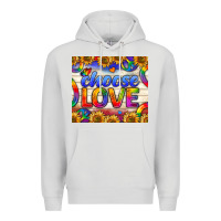 Dove Grey Western Choose Love Tumbler Premium Hoodie - BundleAndBundleShop