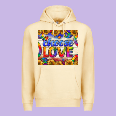 Western Choose Love Tumbler Premium Hoodie Designed By Bundleandbundleshop