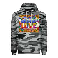Slate Camo Western Choose Love Tumbler Premium Hoodie - BundleAndBundleShop