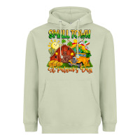 Matcha Small Town St Patrick's Day Heavyweight Hoodie - CowhideDigitalArt