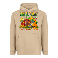 Mushroom Small Town St Patrick's Day Heavyweight Hoodie - CowhideDigitalArt