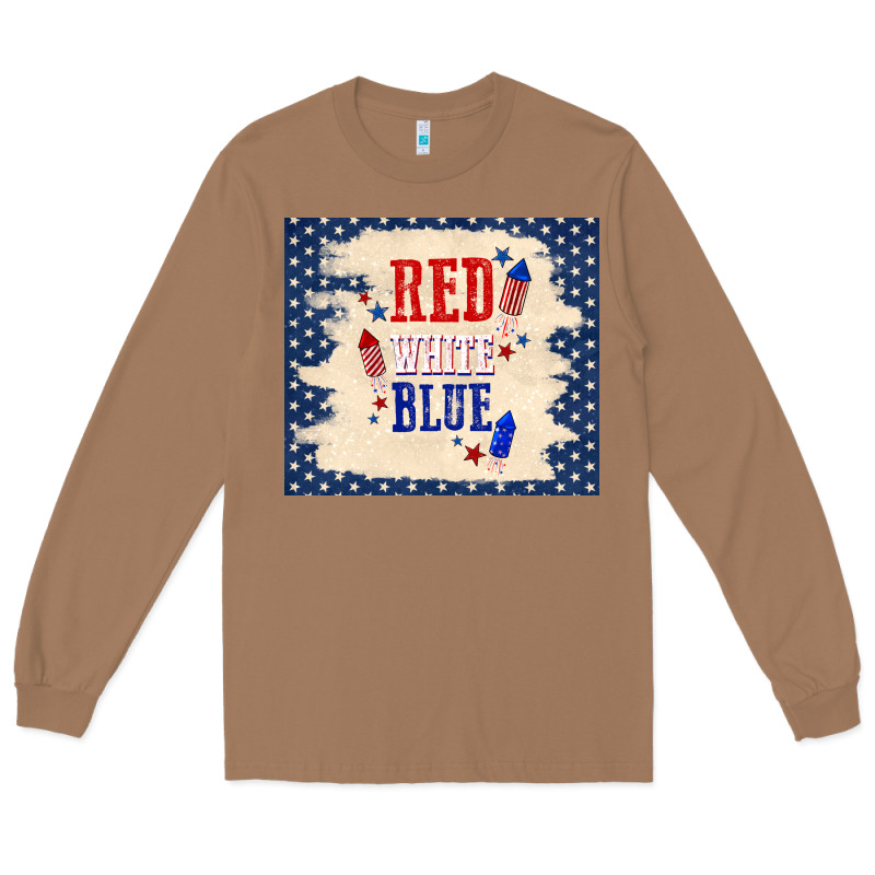 Red White Blue Long Sleeve Tee by TumblerDesignByShophia | Teevron