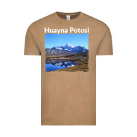 Vintage Coffee Bolivia Huayna Potosi Mountain Andes Art Vintage Tee - trangStudio