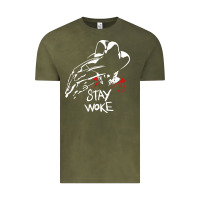 Vintage Olive stay woke freddy krueger Vintage Tee - trangStudio