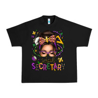 Black mardi gras school secretary caucasian messy bun Urban Heavy Tee - texasbilliewilder