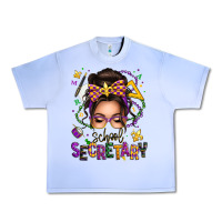 Grape Ice mardi gras school secretary caucasian messy bun Urban Heavy Tee - texasbilliewilder