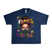 Navy mardi gras school secretary caucasian messy bun Urban Heavy Tee - texasbilliewilder