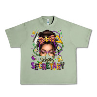 Oil Green mardi gras school secretary caucasian messy bun Urban Heavy Tee - texasbilliewilder