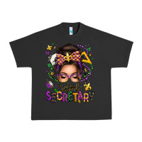 Pigment Black mardi gras school secretary caucasian messy bun Urban Heavy Tee - texasbilliewilder