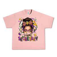 Salmon mardi gras school secretary caucasian messy bun Urban Heavy Tee - texasbilliewilder
