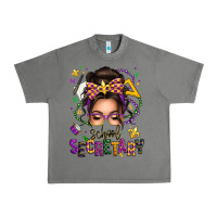 Tornado mardi gras school secretary caucasian messy bun Urban Heavy Tee - texasbilliewilder