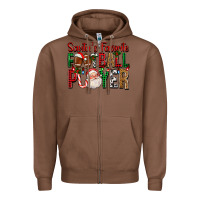 Chestnut Santa's Favorite Football Player For Christmas Zipper Hoodie - FaDigitalArtStudio