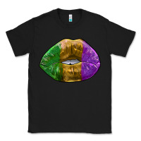 Black mardi gras kiss Classic Tee - RanaPortraitStore
