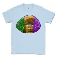 Dusty Blue mardi gras kiss Classic Tee - RanaPortraitStore