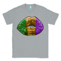 Heather Grey mardi gras kiss Classic Tee - RanaPortraitStore