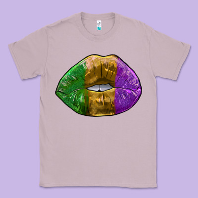 Mardi Gras Kiss Classic Tee Designed By Ranaportraitstore