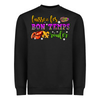 Black laissez les bon temps rouler olivia  (1) Heavyweight Sweatshirt - OliviaCreatesArt
